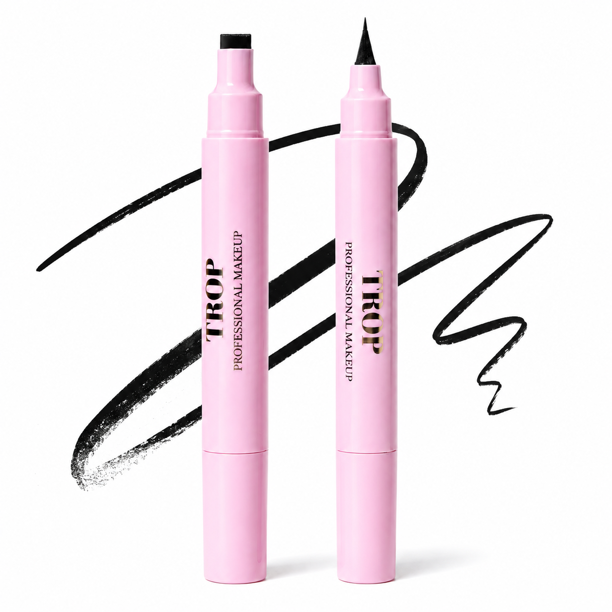 Trop™ Winged Eyeliner Stamp / 2 Sizes - Intense Black