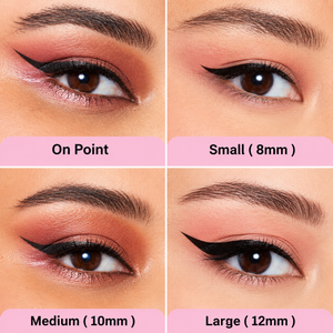 Trop™ Winged Eyeliner Stamp / 2 Sizes - Intense Black