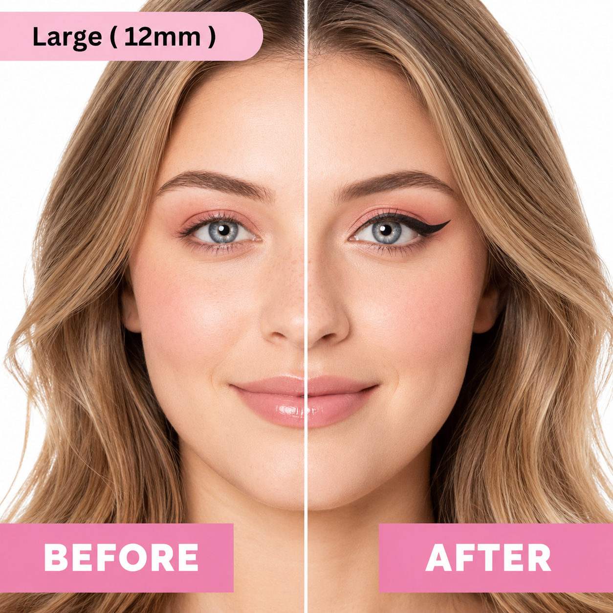 Trop™ Winged Eyeliner Stamp / 2 Sizes - Intense Black